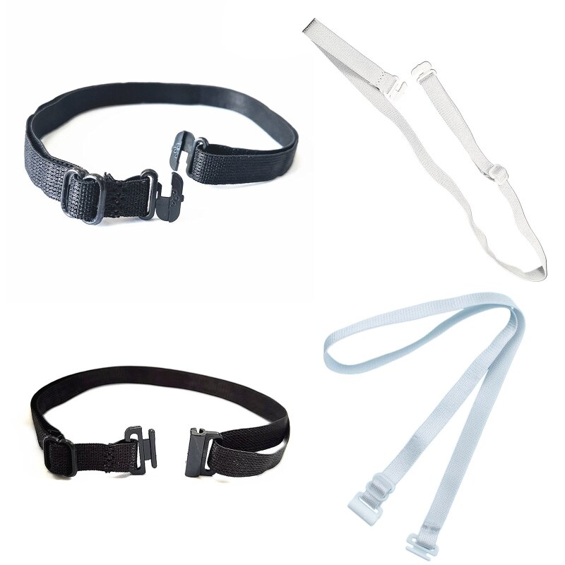 10 pçs diy ajustável laço extensão correias cinto para todos os tipos de laços adulto crianças bowknot gravata acessórios com clipes