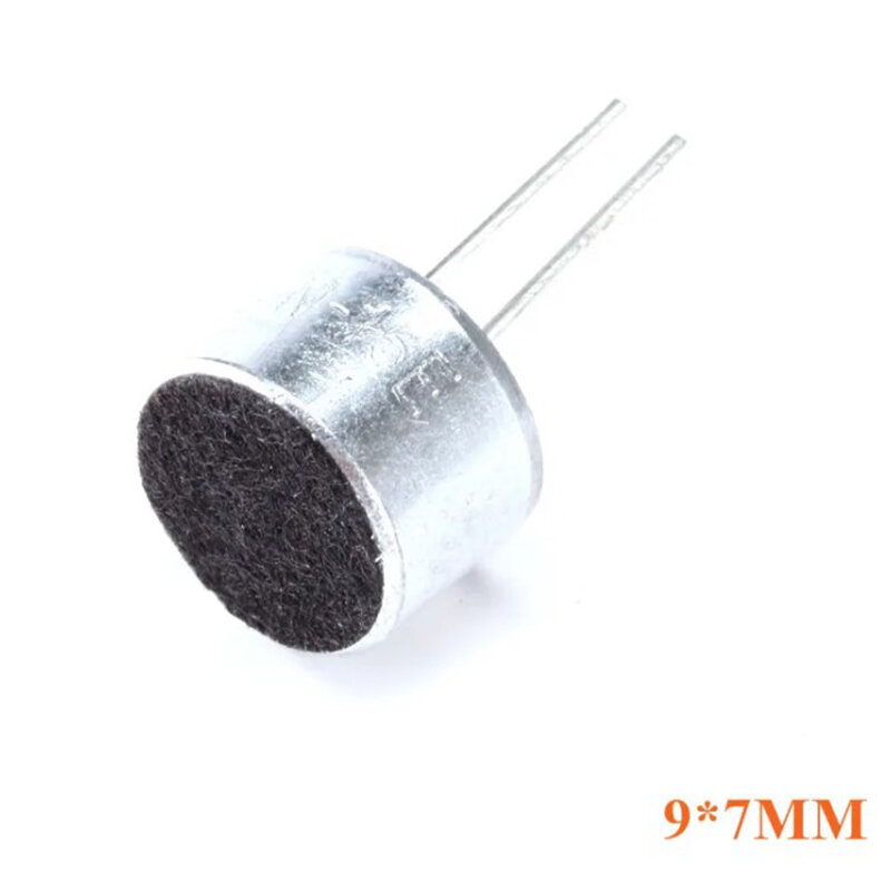 Electret Microfone Pickup MIC Condensador, Acessórios MP3, 65mm, 97, 4.52.2, 62.2mm, 6x5mm, 9x7mm, 4.5x2.2mm, 6x2.2mm, 5 PCes