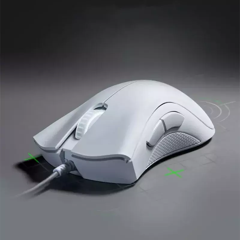 AliExpress Coleção Razer DeathAdder Essential Wired Gaming Mouse Mouse 6400DPI Sensor Óptico 5 Botões Independentemente Para