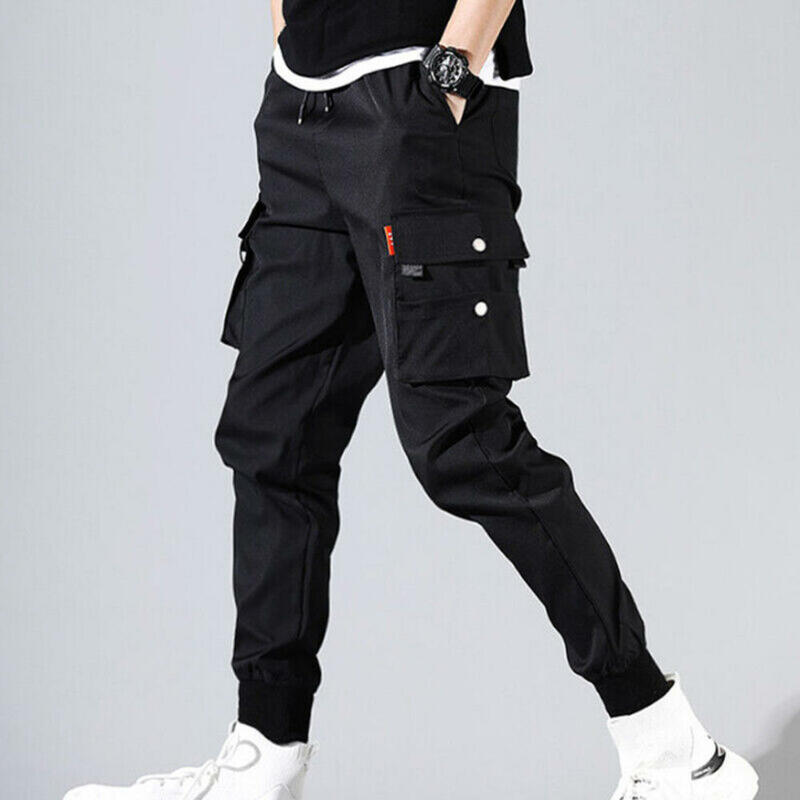 Pantalones tácticos con múltiples bolsillos para hombre, pantalones Cargo de algodón de combate, pantalones casuales de policía, pantalones de trabajo para senderismo