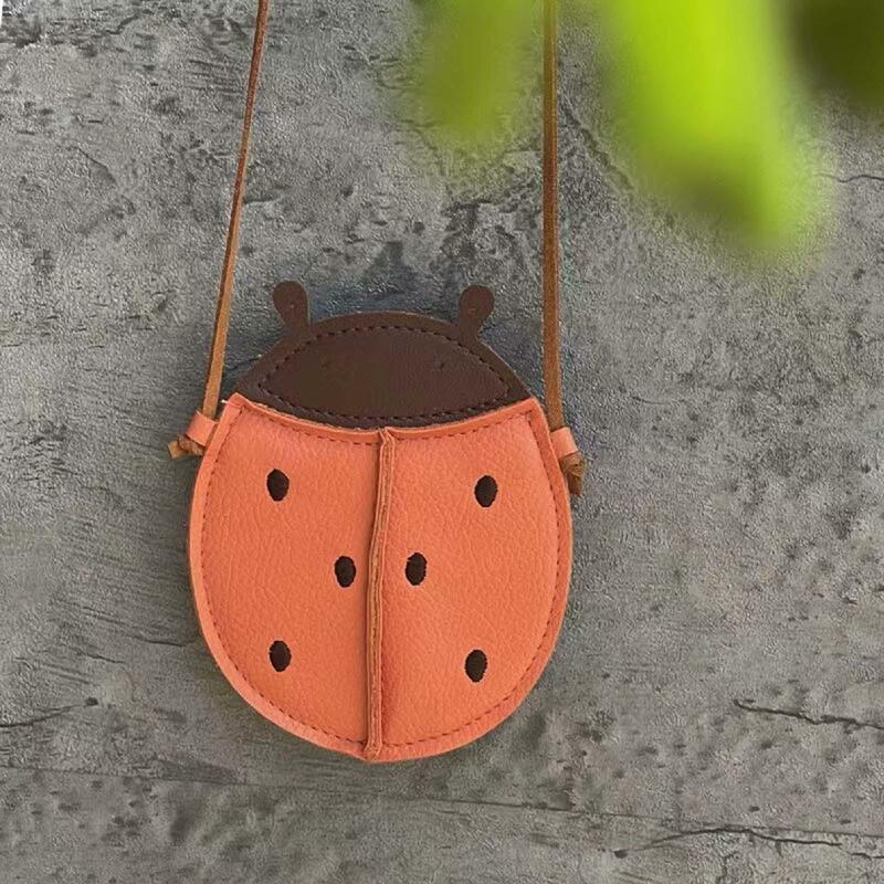 Tas bahu kecil lucu dompet koin Mini PU kulit tas tangan hadiah untuk anak-anak tas bahu kurir tas selempang untuk anak perempuan dompet