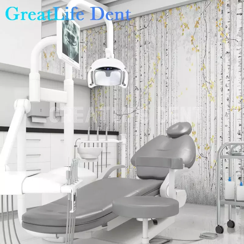 Modna konstrukcja GreatLife Dent 5w regulowana fotel dentystyczny bezcieniową lampę do chirurgii dentystyczne oświetlenie Led