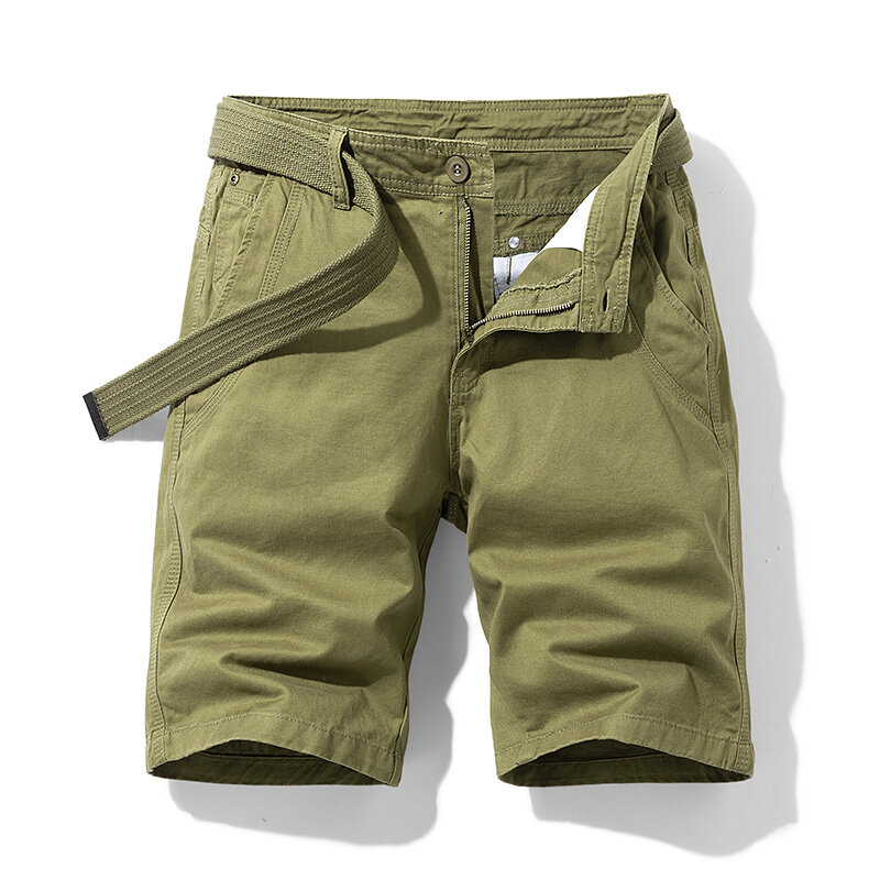 Pantalones cortos de algodón para hombre, Shorts de playa a la moda, para correr, novedad de verano, envío directo