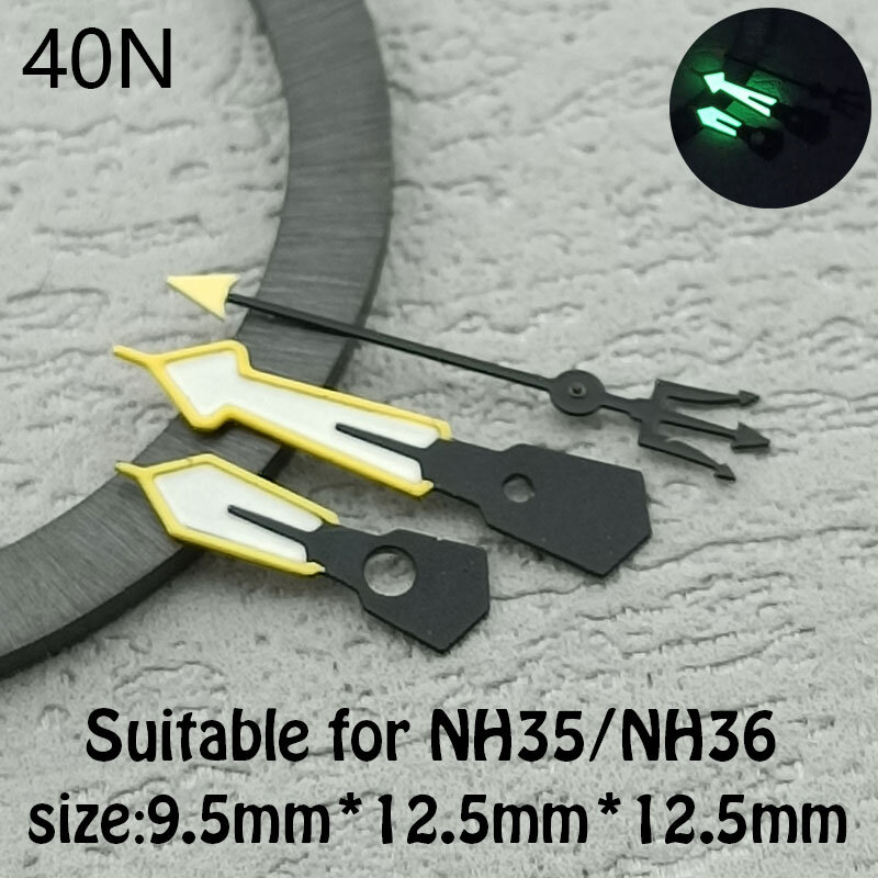 NH35 Hands Rose Gold Silver Gold Black Watch Hands For NH34 NH35 NH36 NH38 NH70 7S26 4R35 4R36 Movement Green Luminous