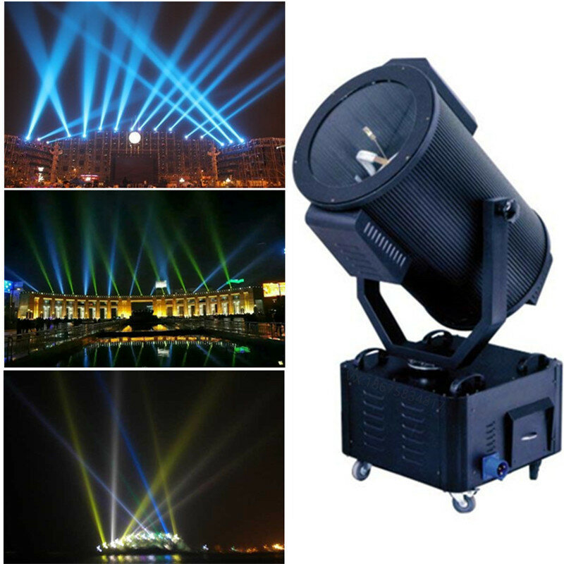 Outdoor Air Rose Searchlight High Power Roof Rotating Spotlight Cultural Tourism Landscape Lighting Stage Lights for Bridge