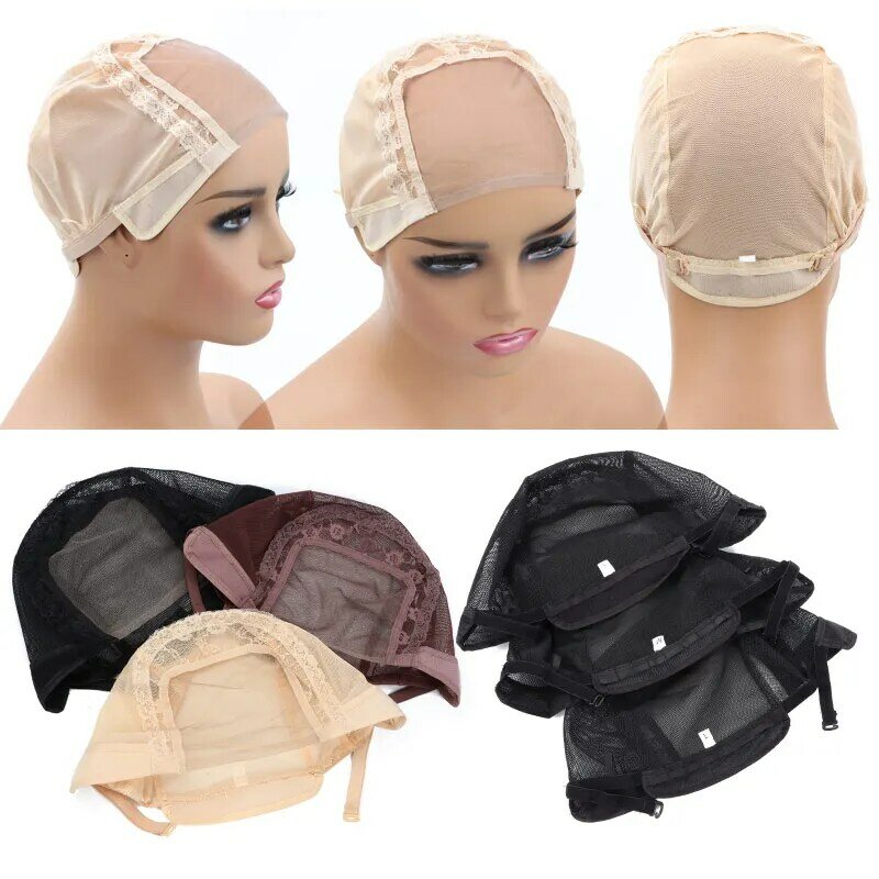 Lace Cap For Wig Making Wig Cap Bonnet Perruque Wig Caps for Making Wig Redes De Cabelo Touca Para Lace Hair Cap Wig Accessories