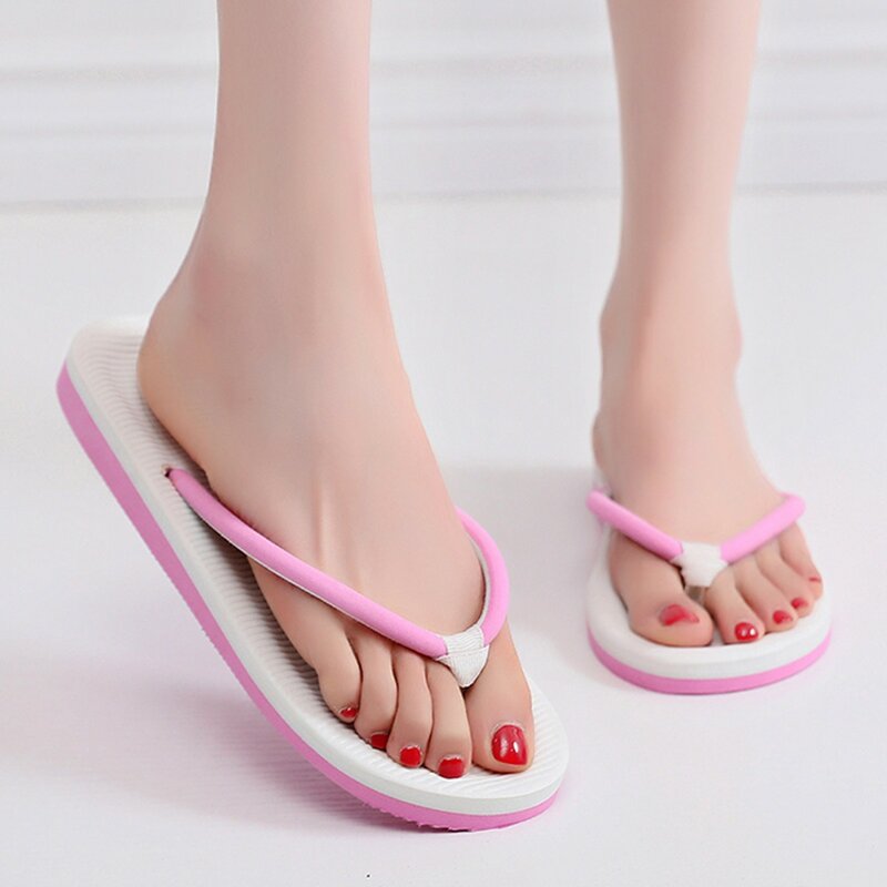 Fashion Women Slippers Clip Toe Soft Bottom Beach Summer Shoes Comfortable Home Outdoor Concise Sandals Casual Flip Flops