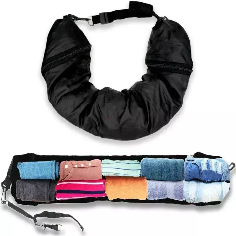 여행용 목 베개, 휴대용 야외 여행 수납 가방 베개, 자동차 머리 받침, 가정용 U 자형 베개