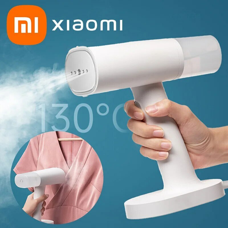 Xiaomi Mijia เตารีดไอน้ำแบบพกพาเครื่องทำความสะอาดไอน้ำสำหรับเสื้อผ้าที่แขวนด้วยไฟฟ้าที่บ้าน