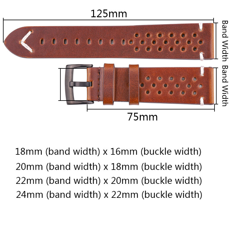 Cinturino in vera pelle fatto a mano in pelle bovina cerata a olio cinturino traspirante per Samsung Galaxy Watch 4 3 cinturino accessori Vintage