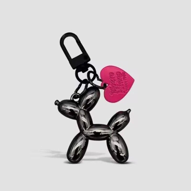 Fashion Keychain Punk Y2K Balloon Dog Keychains for Women Bag Pendant Jewelry Trinket Girl's Car Key Ring Key Chain Accessories