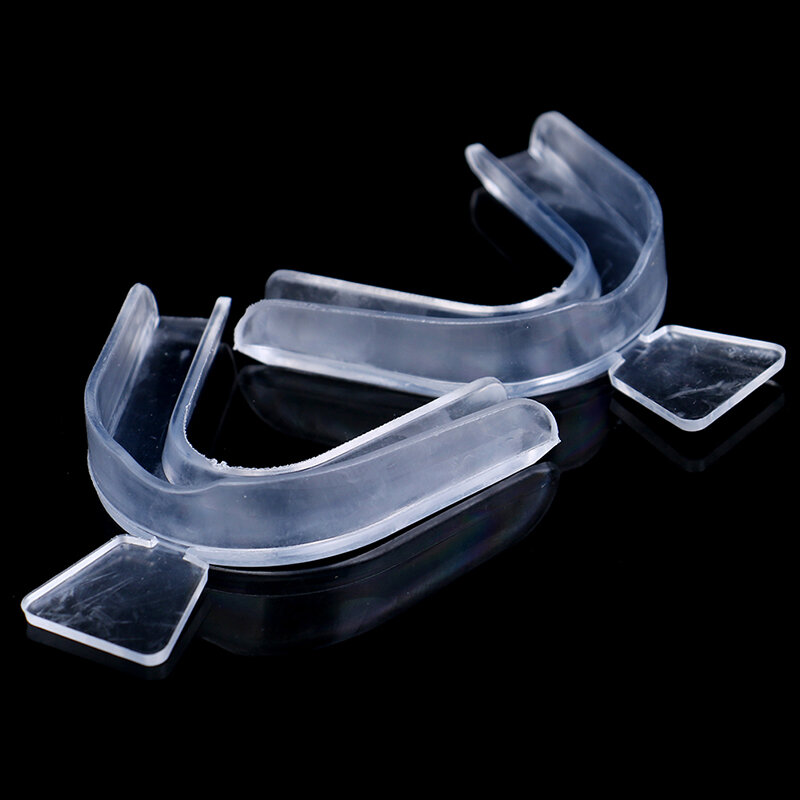 Protector bucal de silicona para mordedura Dental, 10 piezas, ayuda para dormir