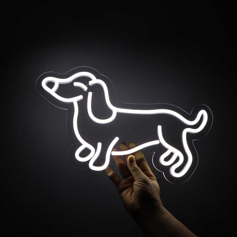 Insegna al neon per cani insegna al neon flessibile per negozio di animali camera dei bambini insegna al neon a led flex neon