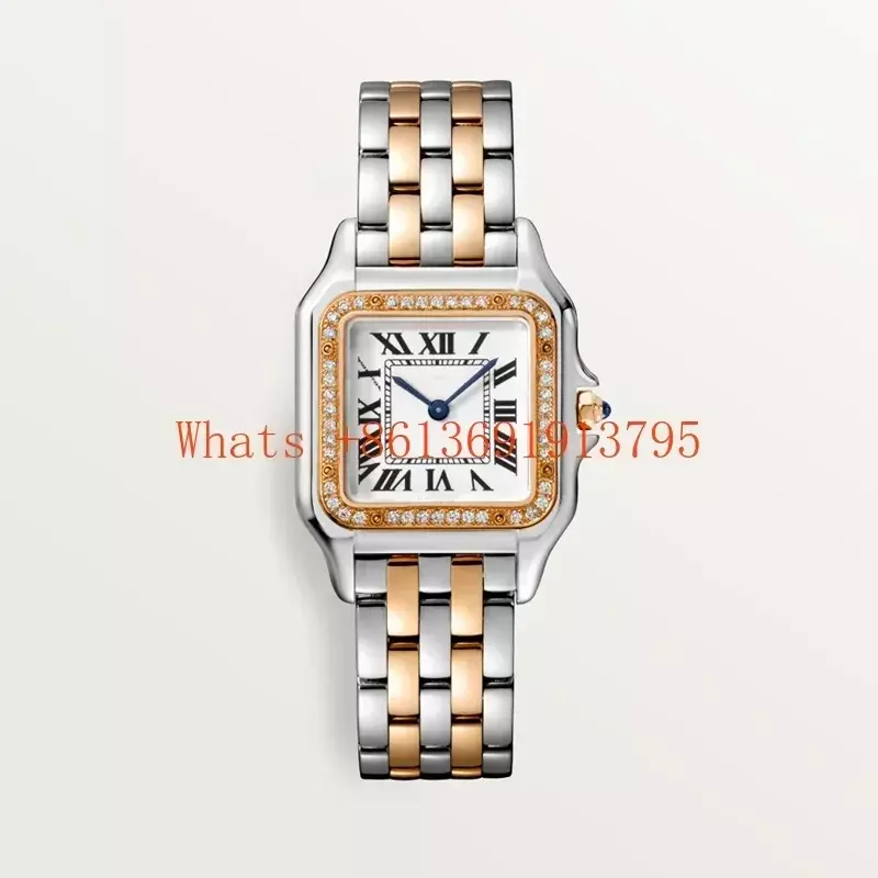 Luksusowa marka oryginalna jakość japonia ruch 904L stalowy zegarek masowy dla kobiet połączenie ze stali nierdzewnej damski zegarek kwarcowy
