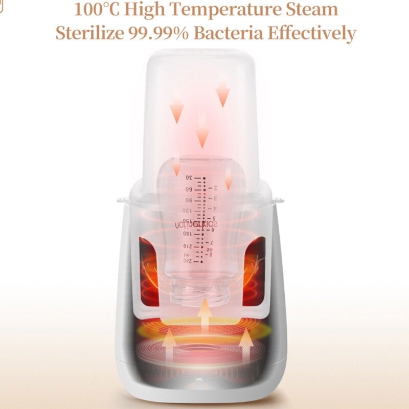 6 in 1 Baby flaschen wärmer mit Timer & Temperatur regler Digital LCD Display Baby flaschen wärmer für Muttermilch