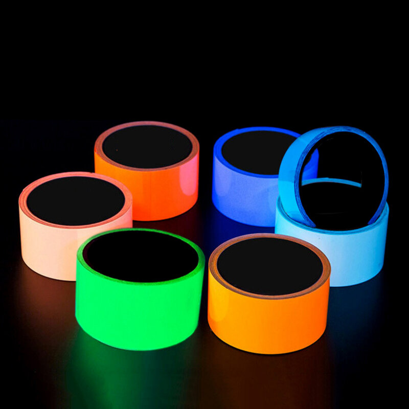 5M Self-adhesive Luminous Tape Night Vision Glow Stickers DIY Home Decoration Warning Fluorescent Safety Tapes For Party