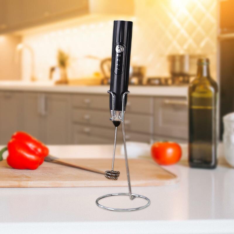 Egg Beater Stand Multi Functional Stainless Steel for Handheld Frothers Home
