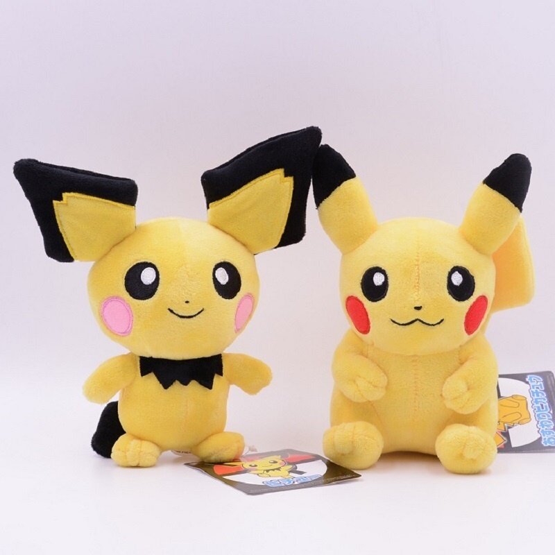 Pokemon 20-25cm Anime Figure Pikachu Sleeping Cute Scream nuove bambole di peluche Pet modello di peluche ciondolo giocattolo bambini regali di natale