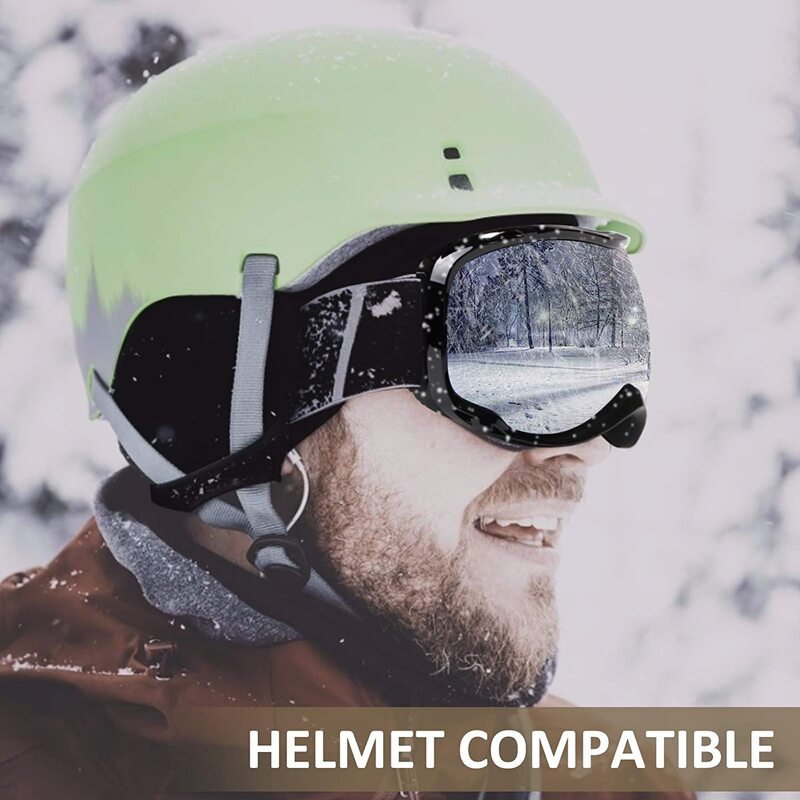 Ski Goggles, Spherical Glasses, Snow Goggles, Koka Myopia Goggles/Hx20 Double Layer Anti-Fog