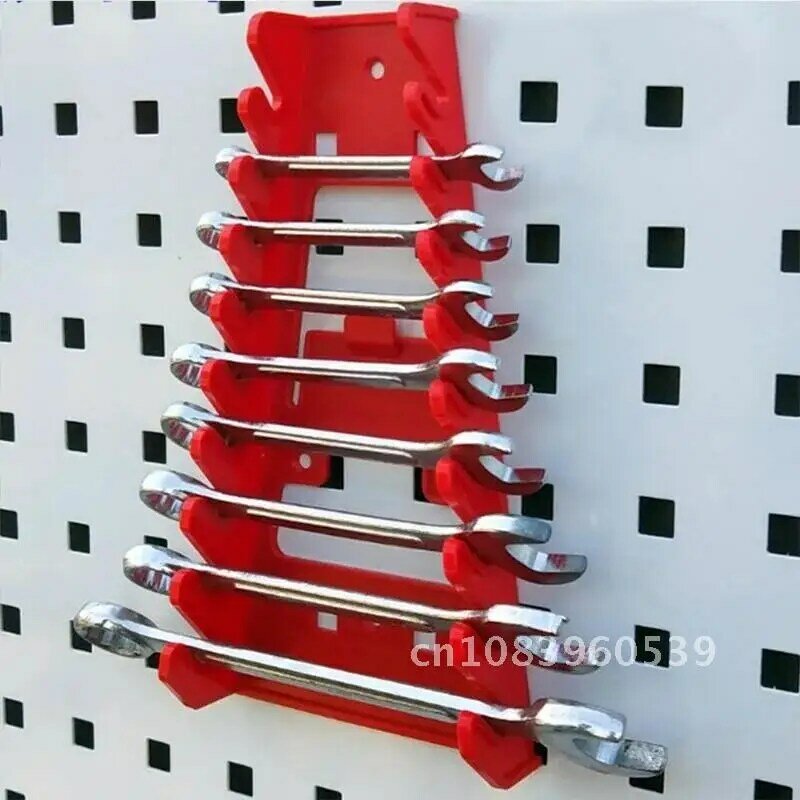 Wrench Spanner Holder Wall Mounted Tool Storage Tray Socket Storage Rack Plastic Tools Organizer Tool Sorter