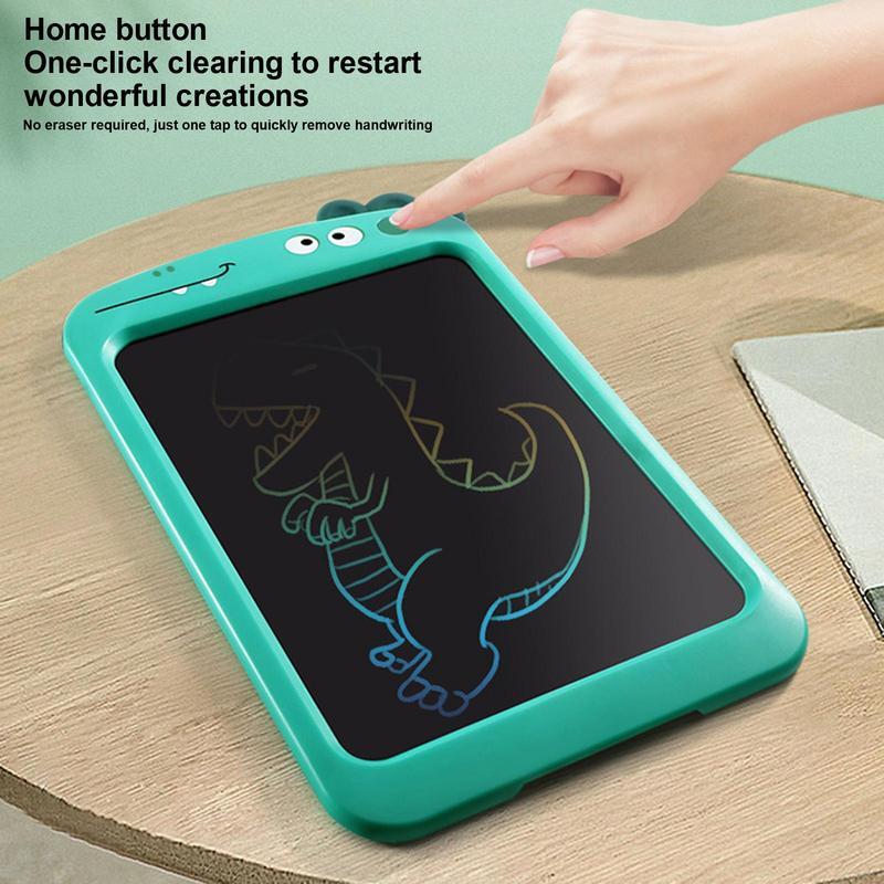 LCD Drawing Tablet For Kids 10in Reusable Erasable Writing Pad With Lock Function Preschool Toys Toddler Drawing Board Toy