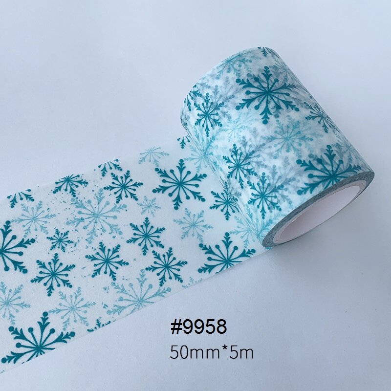 Originele Bloem Patroon Washi Tape Breed Basic Washi Tape Voor Diy Decoratie Kailikin Washi Papier Tape