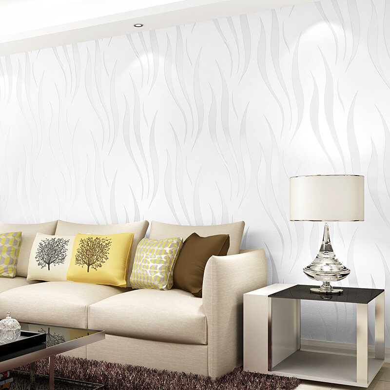 Papel de parede 3D para decoração de sala de estar, quarto, fundo de TV, adesivo de decoração de parede, não autoadesivo, não tecido, decoração de casa