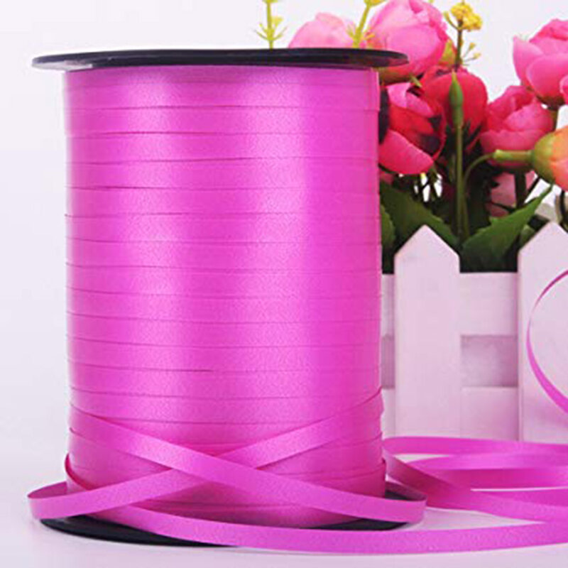 250 Yards Plastic Balloon Curling Ribbon Spool Colorful Strap DIY Wedding Decorative String Party Accesory