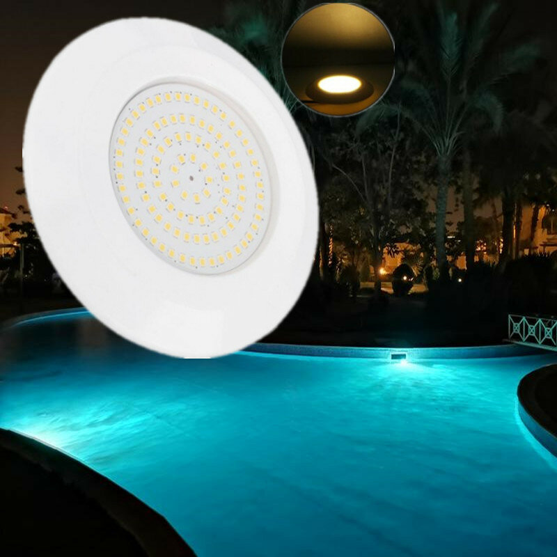 Impermeável quente branco LED luz, piscina, mergulho, DC 12V