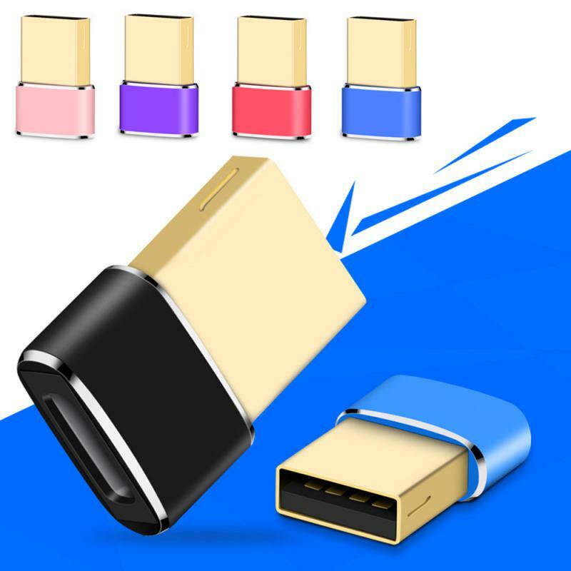 Adaptador USB OTG macho a tipo C hembra, convertidor de Cable tipo C para Nexus 5x6p Oneplus 3 2 USB-C, cargador de datos, adaptador de teléfono