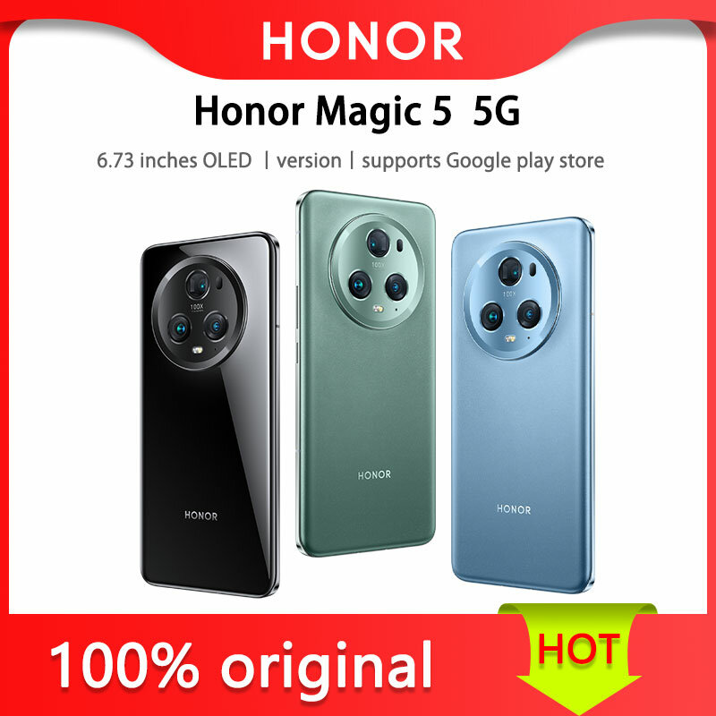 Honor Magic 5  5G CN version  supports Google play store  second generation Snapdragon 8 mobile platform 6.73-inch OLED 5100mAh