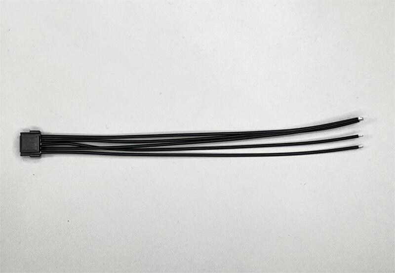 コイル状ケーブルを備えたマイクロロックワイヤーハーネス,5p,1.25mm