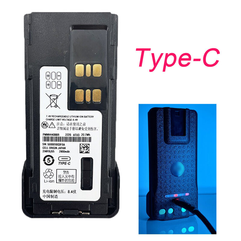 Batterie aste Eddie Ion, charge de type C, PMNN4409eria, XStore 3300, XStore 3500, XStore 7350, XStore 7380, GP328D, DGP5050, APX 1000