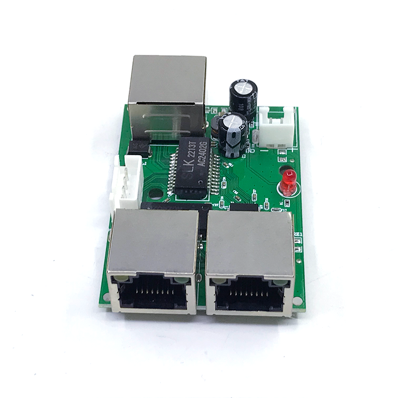 Mini PCBA 4/5 porte Networkmini modulo switch ethernet 10/100Mbps 5V 12V 15V 18V 24V