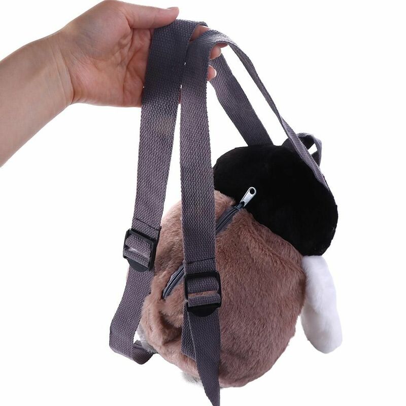 Bolsa de teléfono móvil de juguete de peluche de pingüino, soporte para teléfono móvil, mochila de peluche, bolso de hombro, mochila de Animal, bolsa de peluche de pingüino