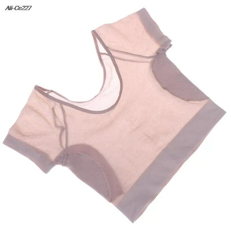 1 pz donna t-shirt forma felpe assorbente deodorante Pad riutilizzabile lavabile ascellare ascelle sudore Pad