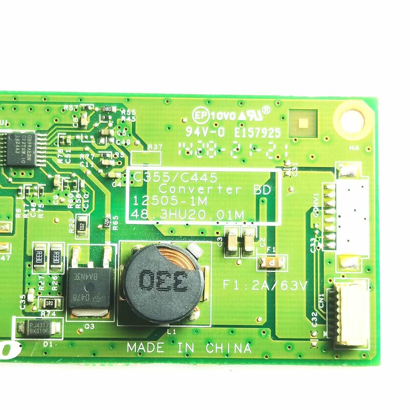 Qitian A8150 bilah voltase tinggi LED E157925, pelat arus konstan C355/C445 12505-1M 48.3HU20.01M