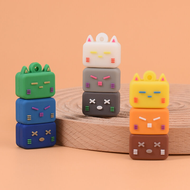 JASTER-Clé USB trois chats mignons pour enfants, clé USB de dessin animé, disque U, capacité réelle de 64 Go, 32 Go, 16 Go, 128 Go, cadeaux