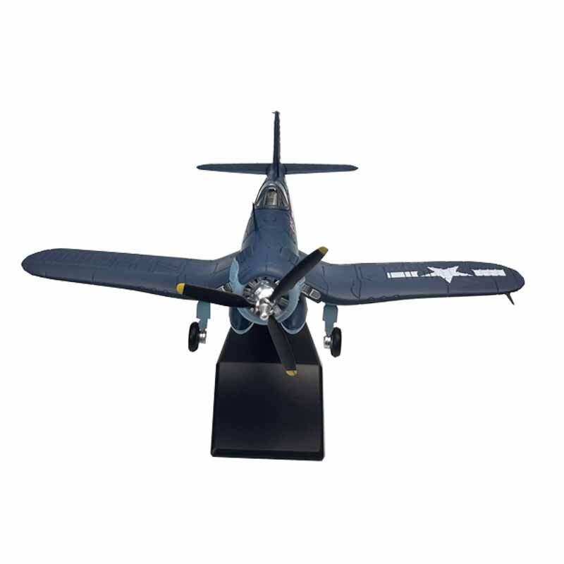 1/72 skala WW2 US F4U-1 F4U Corsair pesawat tempur naga logam pesawat militer Diecast Model mainan anak-anak koleksi atau hadiah