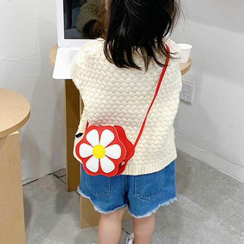 Повседневная Милая Детская сумка через плечо с цветочным принтом для отпуска, сумка на плечо, кошелек