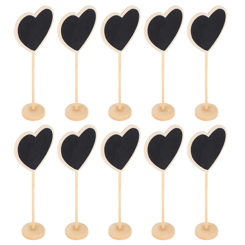 Mini tableau noir à craie pour mariage, tableau noir, nom, signes, bois, plaque de coeur, décor d'assiettes