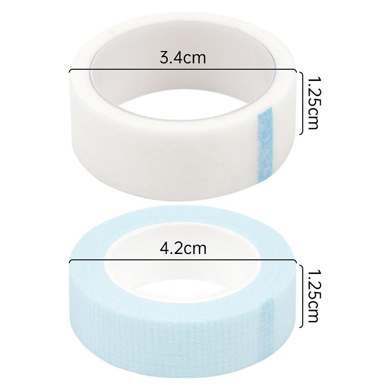 10 Rolls Eyelash Micropore Tape Lash Extension Supplies Non-woven Fabric Stickers Patch Lash Lift Eye Pad Women Makeup Tools