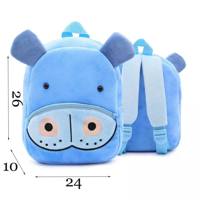 Custom Name Animals  Cute Toddler Backpack for Children Boys Girls, 3-6 Years Old