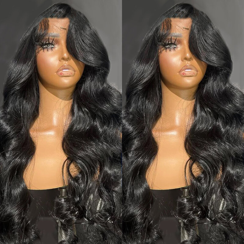 HD Lace Front Wig Human Hair Body Wave 360 Lace Frontal Wig Pre Plucked Loose Deep Wave Brazilian Wigs For Women High Ponytail
