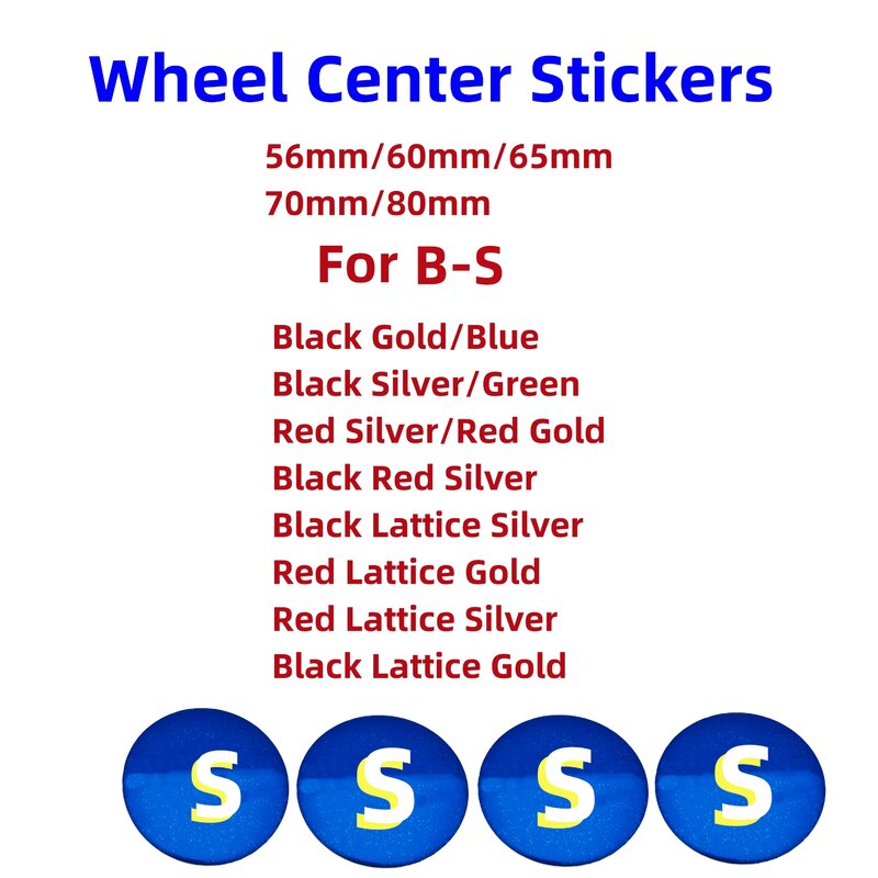 Metal Car Wheel Hub Center Cap, emblema do logotipo, Rim Cover, emblema da etiqueta, decalque para BBSs, acessórios, 56mm, 60mm, 65mm, 70mm, 80mm, 3D, PCes 4
