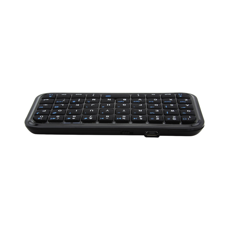 Mini clavier portable sans fil Bluetooth, petit clavier à main, iPhone, téléphone intelligent Android, tablette, ordinateur portable, PC
