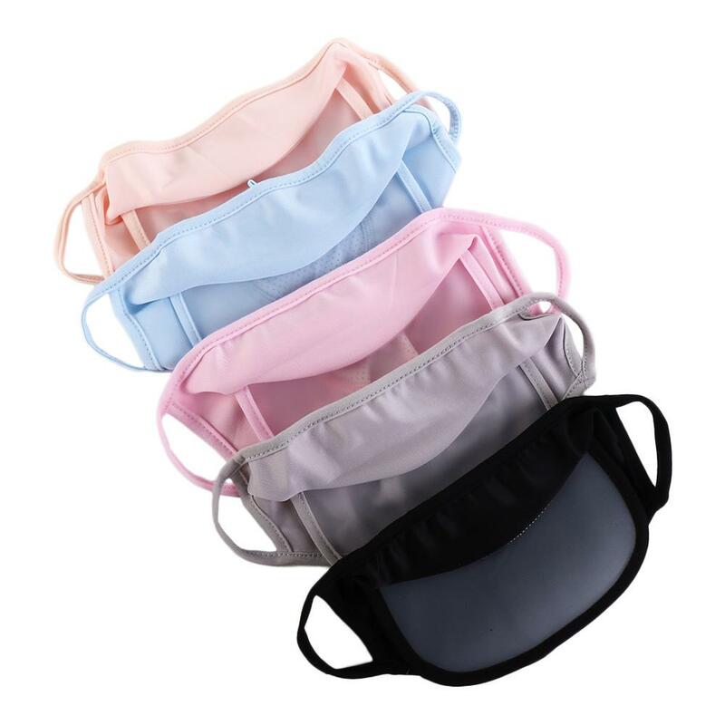 Summer Sunscreen Mask Breathable Ice Silk Mask UV Protection Face Cover Brim Adjustable Outdoor Cycling Fishing Face Shield