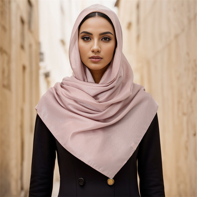 Moslim Vrouwen Hijab Jersey Ramadan Islamitische Sjaal 2024 Nieuwe Effen Kleuren Tulband Hoeden Arabische Hoofdbedekking Voor Vrouwen