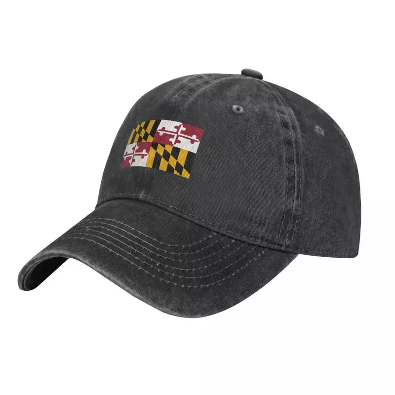 Maryland Flag Cowboy Hat Hat Baseball Cap Golf Cap Hat Luxury Brand Luxury Cap Mens Women's
