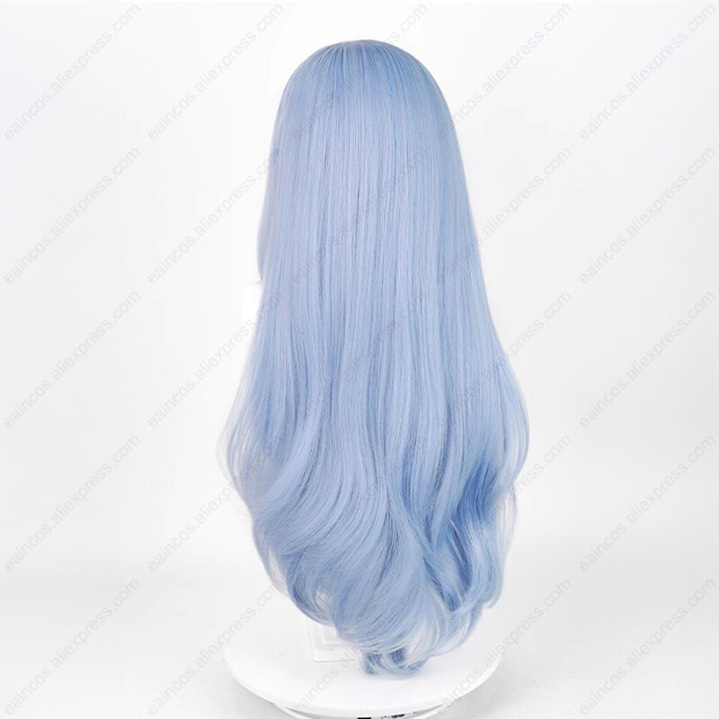 Парик для косплея сакико из аниме Togawa длиной 85 см, серебристо-голубые парики, термостойкие синтетические волосы